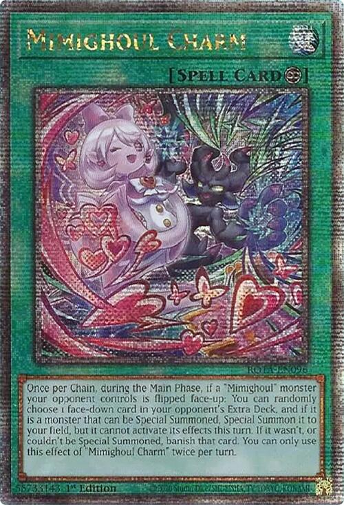 Mimighoul Charm (Quarter Century Secret Rare) [ROTA-EN096] Quarter Century Secret Rare | Jomio and Rueliete's Cards and Comics