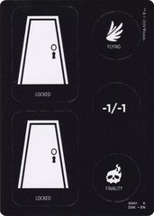 Punch Card Token (1 // 2) [Duskmourn: House of Horror Tokens] | Jomio and Rueliete's Cards and Comics