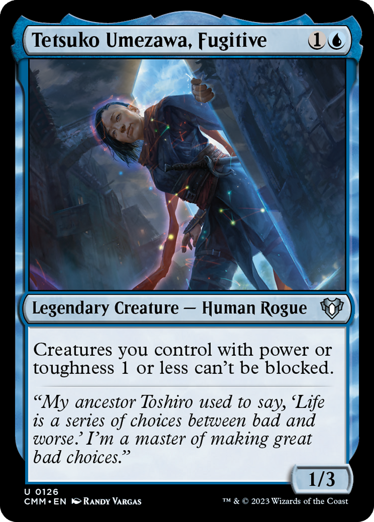 Tetsuko Umezawa, Fugitive [Commander Masters] | Jomio and Rueliete's Cards and Comics