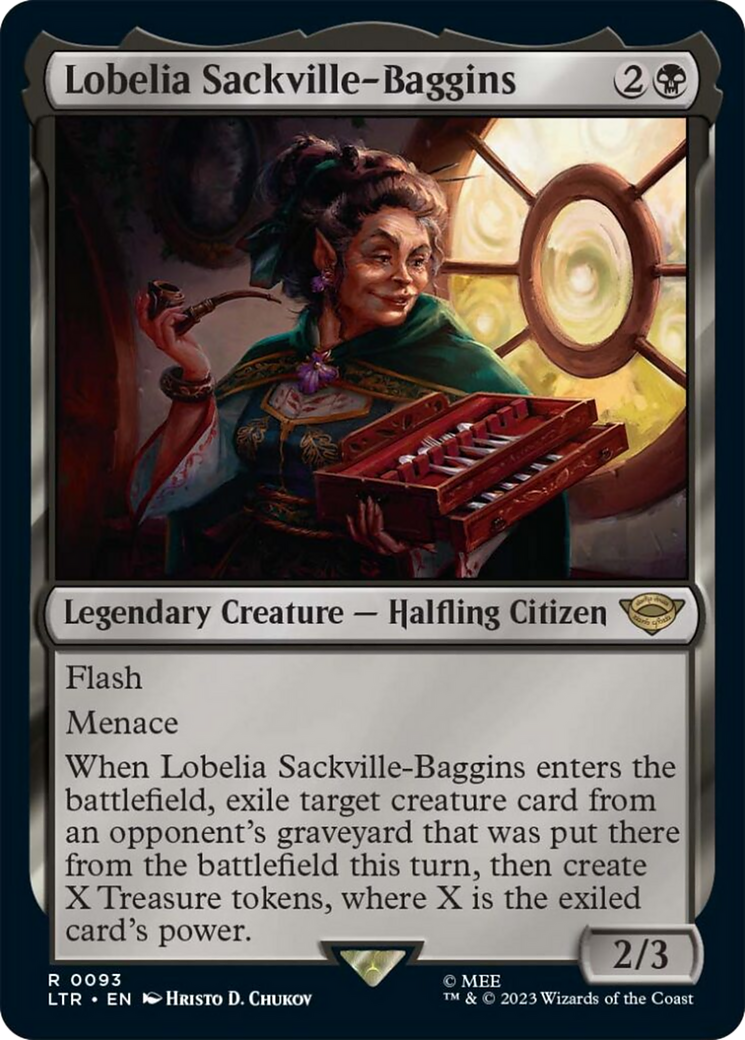 Lobelia Sackville-Baggins [The Lord of the Rings: Tales of Middle-Earth] | Jomio and Rueliete's Cards and Comics
