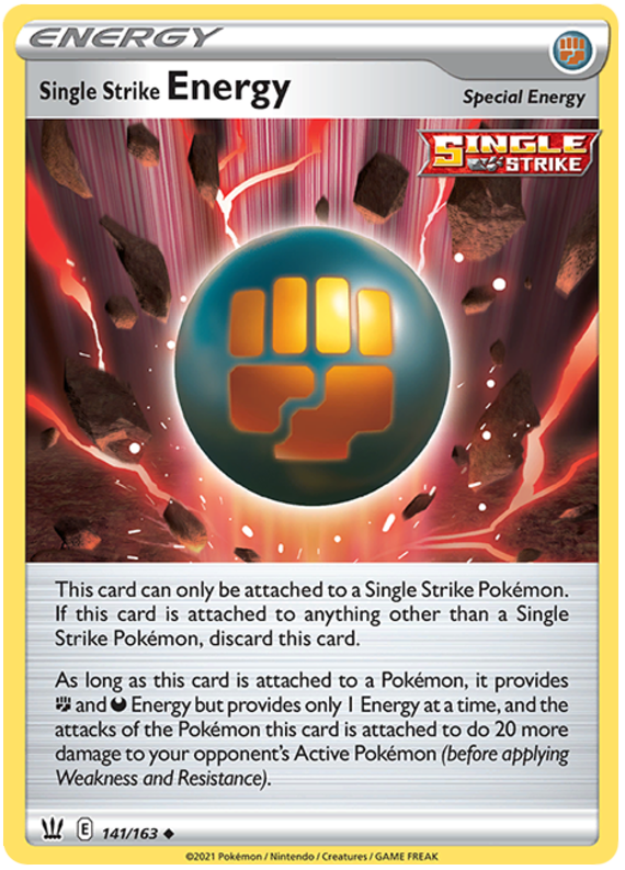 Single Strike Energy (141/163) [Sword & Shield: Battle Styles] | Jomio and Rueliete's Cards and Comics