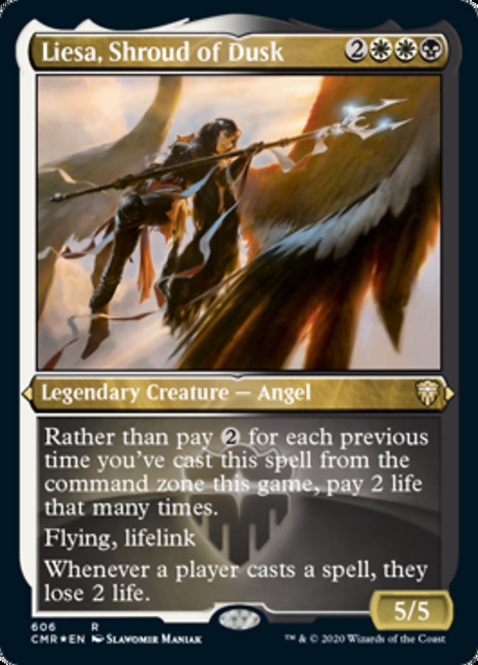 Liesa, Shroud of Dusk (Etched) [Commander Legends] | Jomio and Rueliete's Cards and Comics
