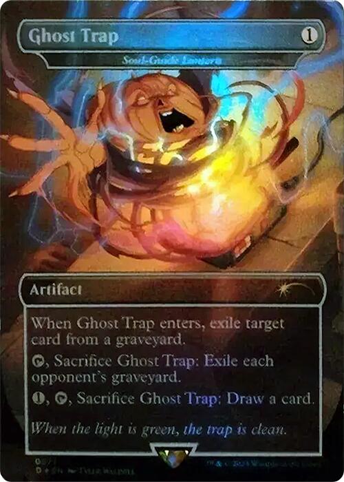 Ghost Trap - Soul-Guide Lantern (Rainbow Foil) [Secret Lair Drop Series] | Jomio and Rueliete's Cards and Comics