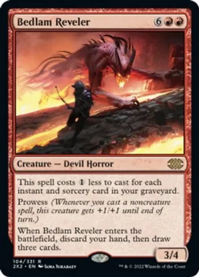 Bedlam Reveler [Double Masters 2022] | Jomio and Rueliete's Cards and Comics