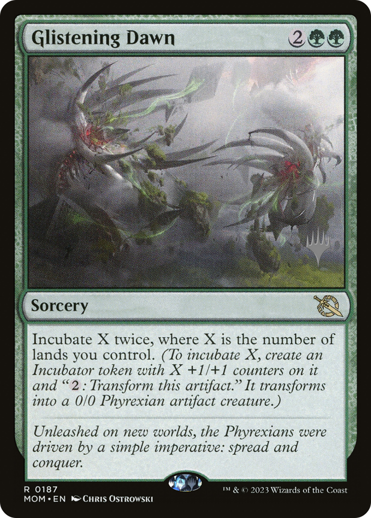Glistening Dawn (Promo Pack) [March of the Machine Promos] | Jomio and Rueliete's Cards and Comics