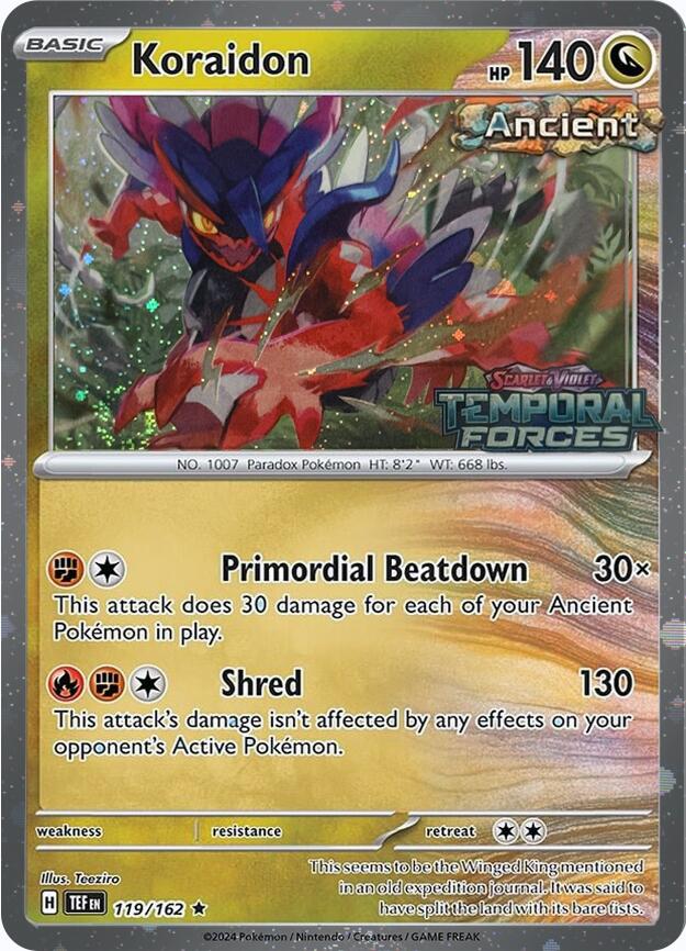 Koraidon (119/162) (European Promo) [Miscellaneous Cards] | Jomio and Rueliete's Cards and Comics