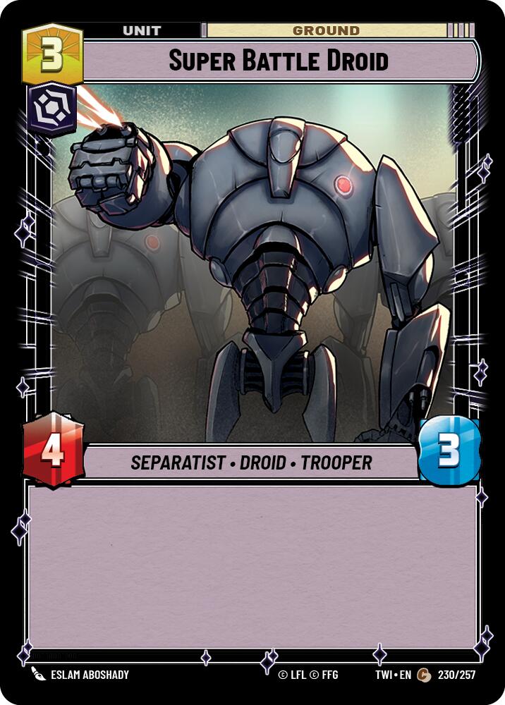 Super Battle Droid (230/257) (230/257) [Twilight of the Republic] | Jomio and Rueliete's Cards and Comics