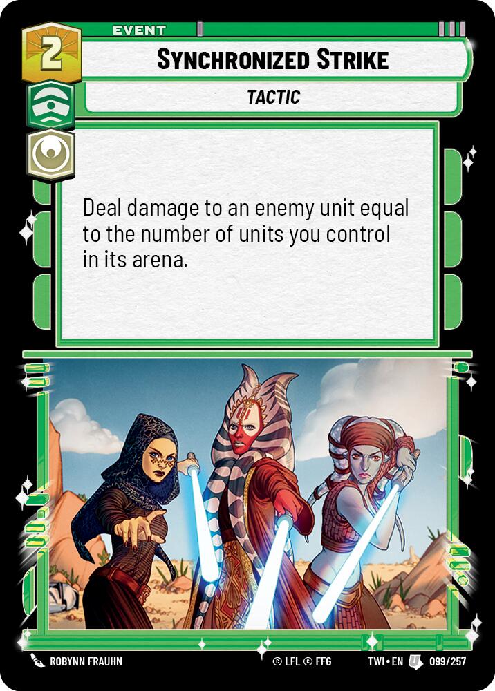 Synchronized Strike (099/257) (099/257) [Twilight of the Republic] | Jomio and Rueliete's Cards and Comics