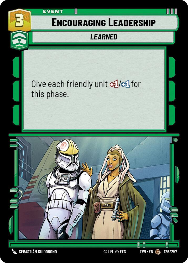 Encouraging Leadership (126/257) (126/257) [Twilight of the Republic] | Jomio and Rueliete's Cards and Comics
