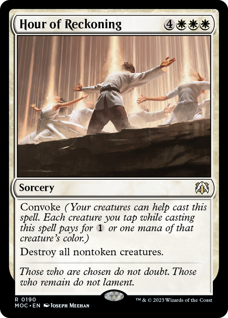 Hour of Reckoning [March of the Machine Commander] | Jomio and Rueliete's Cards and Comics
