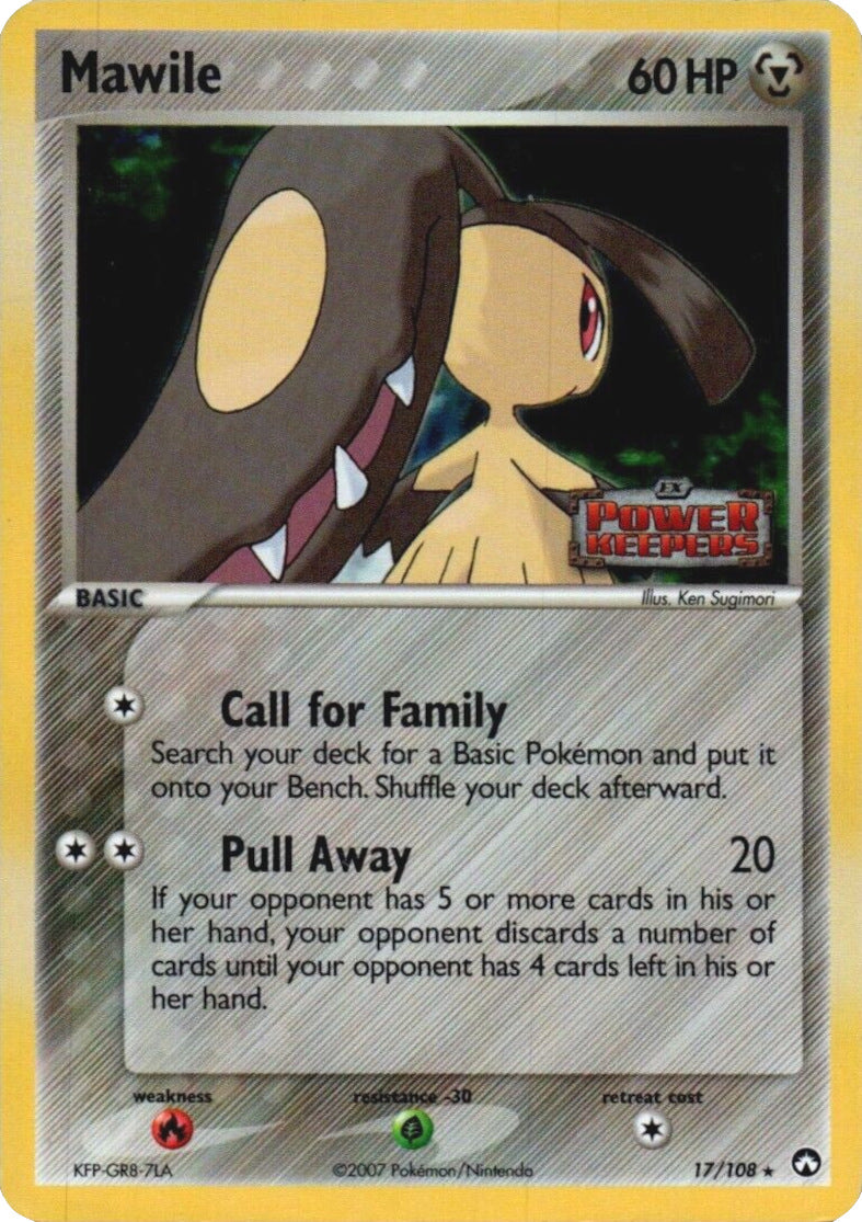 Mawile (17/108) (Stamped) [EX: Power Keepers] | Jomio and Rueliete's Cards and Comics
