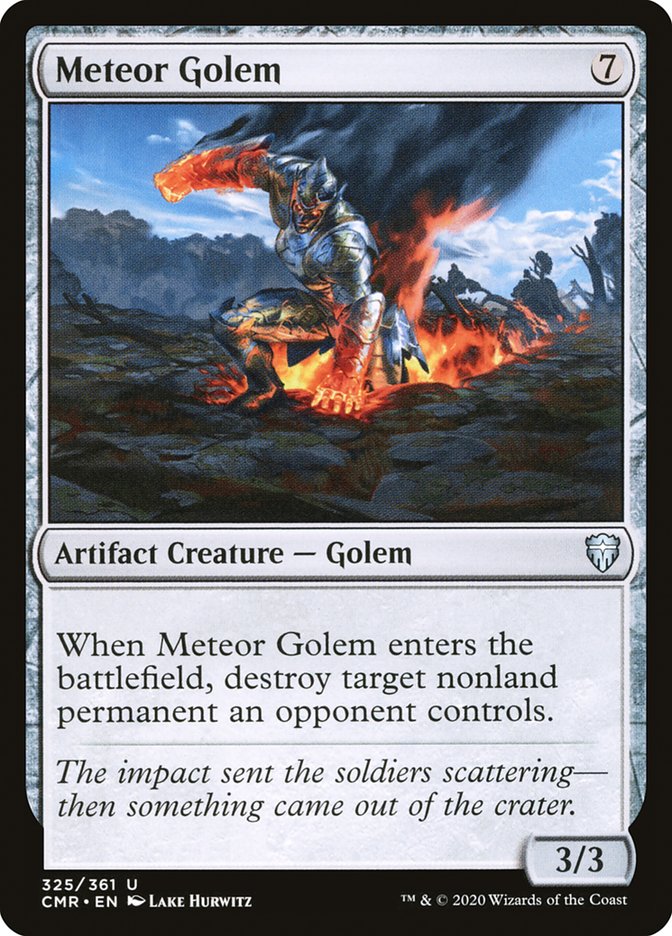 Meteor Golem (325) [Commander Legends] | Jomio and Rueliete's Cards and Comics