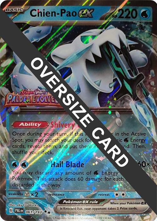 Chien-Pao ex (061/193) (Jumbo) [Scarlet & Violet: Black Star Promos] | Jomio and Rueliete's Cards and Comics