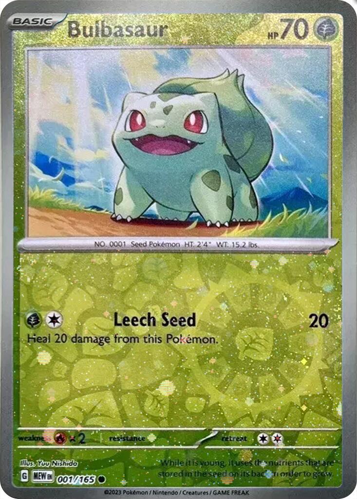 Bulbasaur (001/165) (Cosmos Holo) (Costco Exclusive) [Miscellaneous Cards] | Jomio and Rueliete's Cards and Comics