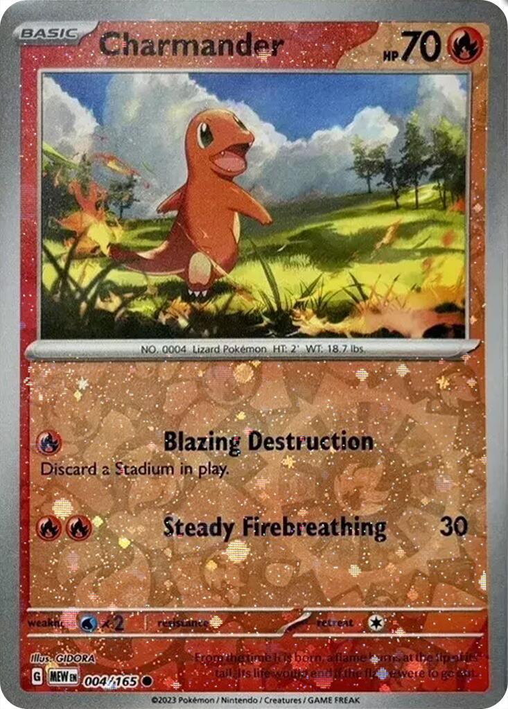 Charmander (004/165) (Cosmos Holo) (Costco Exclusive) [Miscellaneous Cards] | Jomio and Rueliete's Cards and Comics