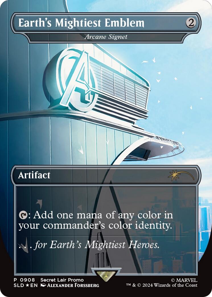 Earth's Mightiest Emblem - Arcane Signet [Secret Lair Drop Series] | Jomio and Rueliete's Cards and Comics