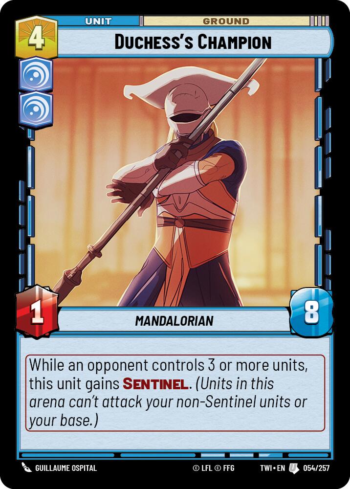 Duchess's Champion (054/257) (054/257) [Twilight of the Republic] | Jomio and Rueliete's Cards and Comics