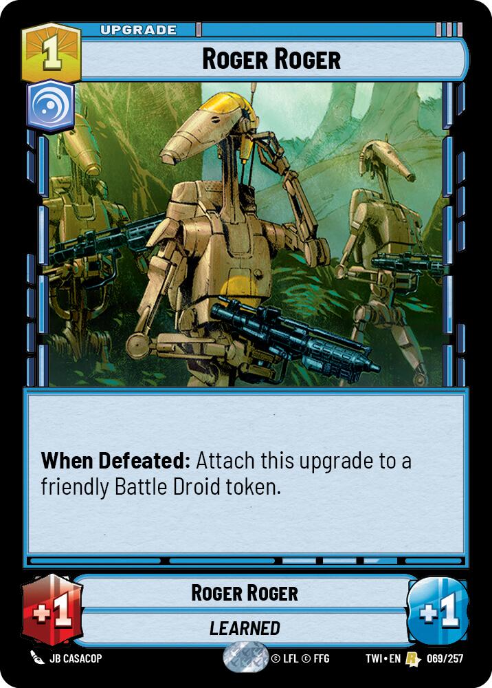 Roger Roger (069/257) (069/257) [Twilight of the Republic] | Jomio and Rueliete's Cards and Comics