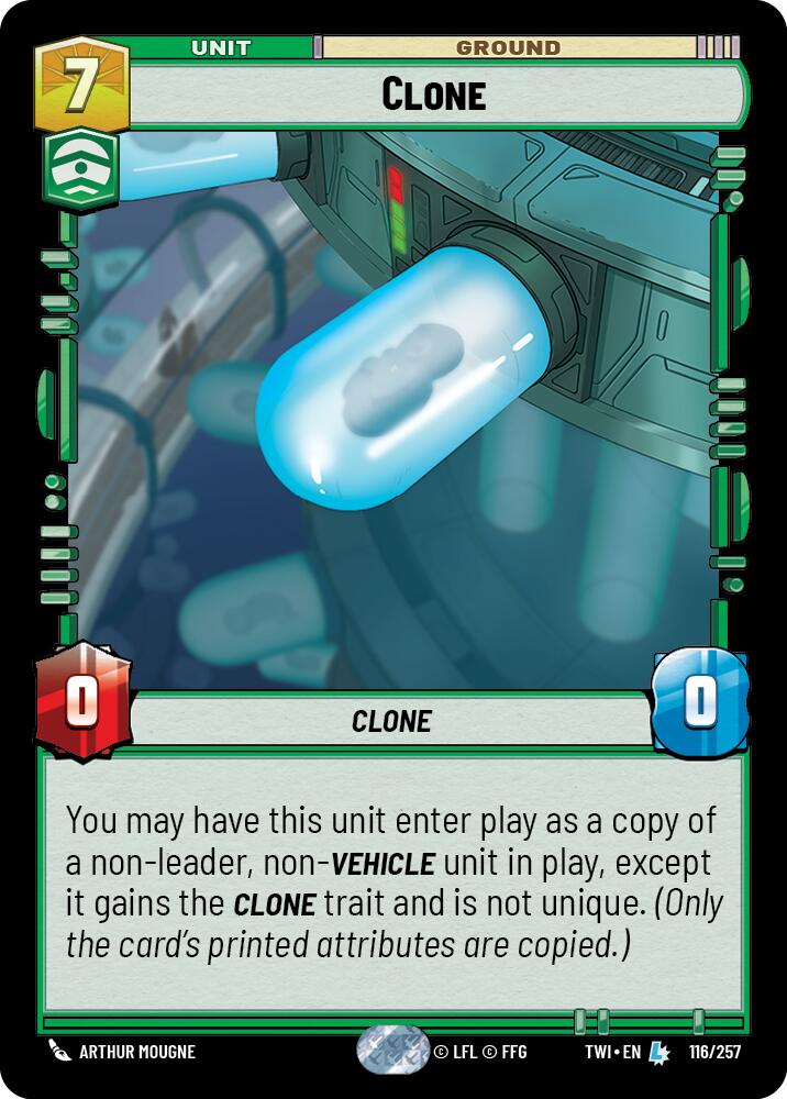 Clone (116/257) (116/257) [Twilight of the Republic] | Jomio and Rueliete's Cards and Comics