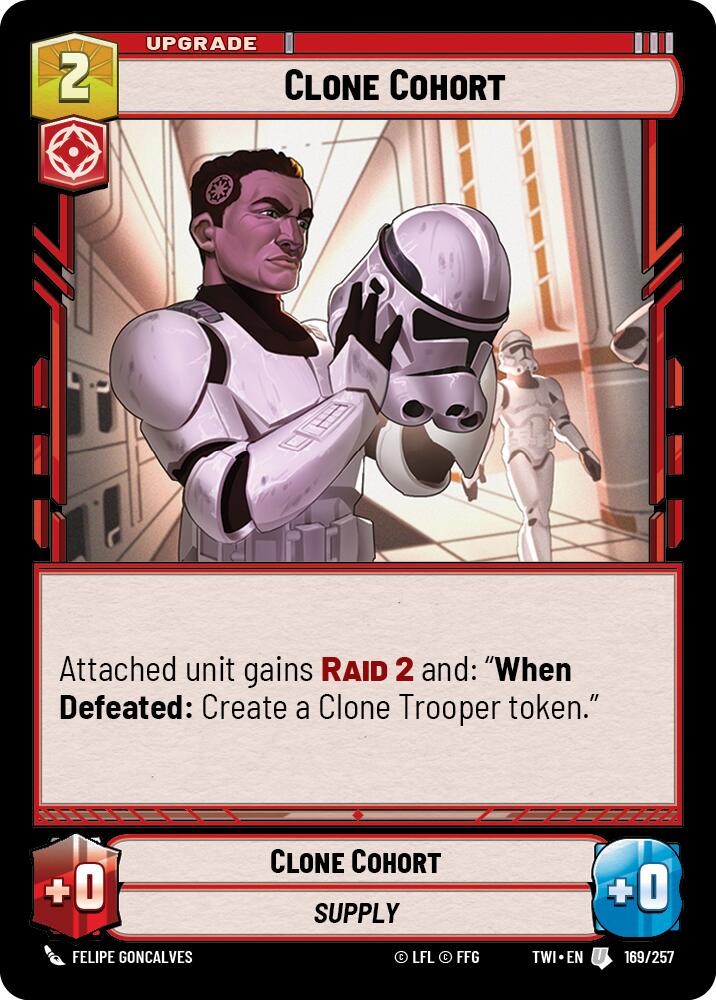 Clone Cohort (169/257) (169/257) [Twilight of the Republic] | Jomio and Rueliete's Cards and Comics