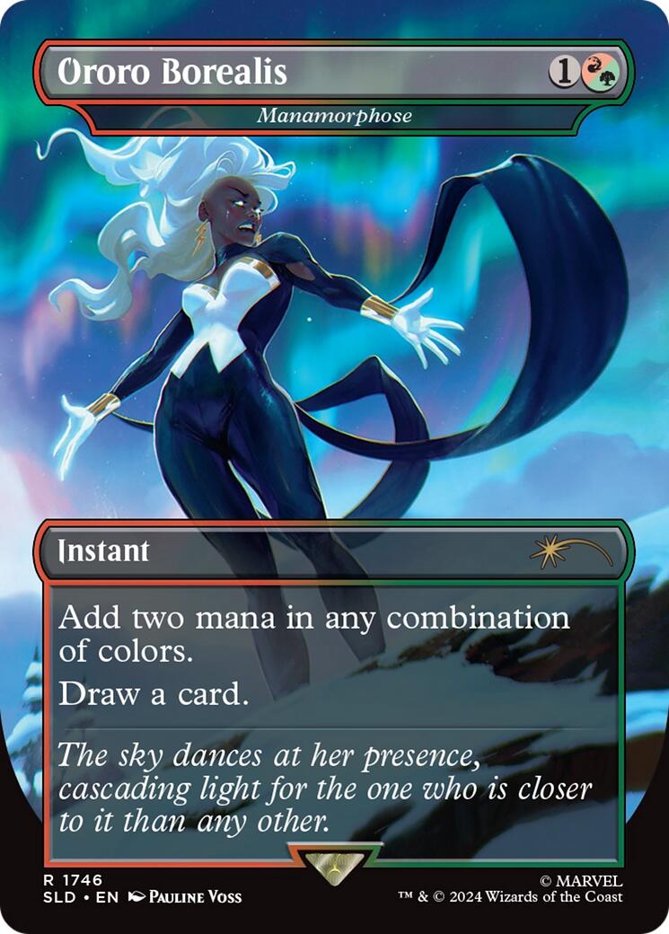 Ororo Borealis - Manamorphose (Rainbow Foil) [Secret Lair Drop Series] | Jomio and Rueliete's Cards and Comics