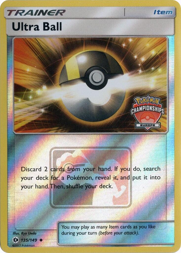 Ultra Ball (135/149) (Europe Championships) [League & Championship Cards] | Jomio and Rueliete's Cards and Comics