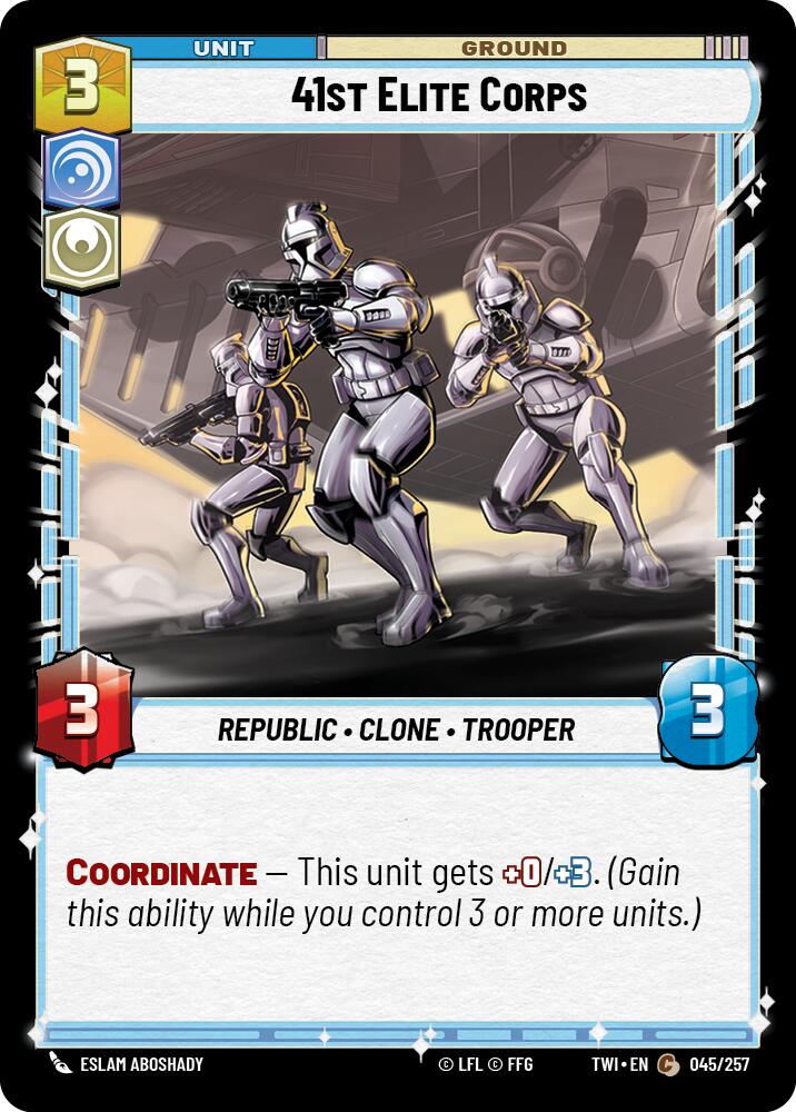 41st Elite Corps (045/257) (045/257) [Twilight of the Republic] | Jomio and Rueliete's Cards and Comics