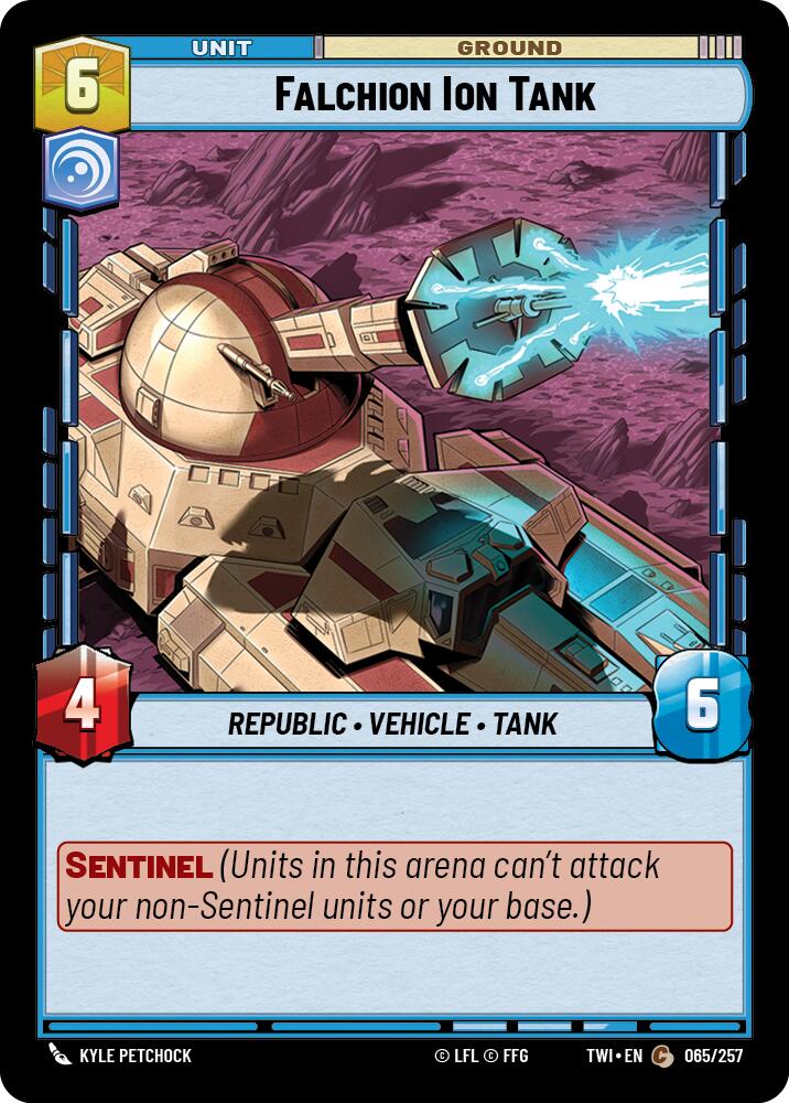 Falchion Ion Tank (065/257) (065/257) [Twilight of the Republic] | Jomio and Rueliete's Cards and Comics