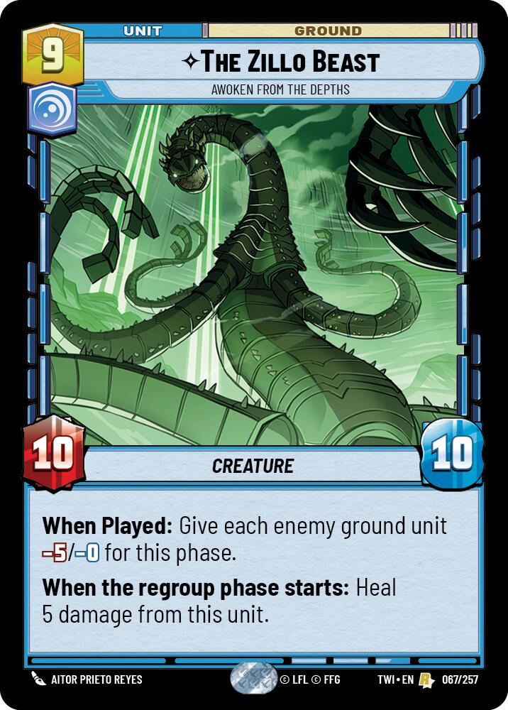 The Zillo Beast - Awoken From The Depths (067/257) (067/257) [Twilight of the Republic] | Jomio and Rueliete's Cards and Comics