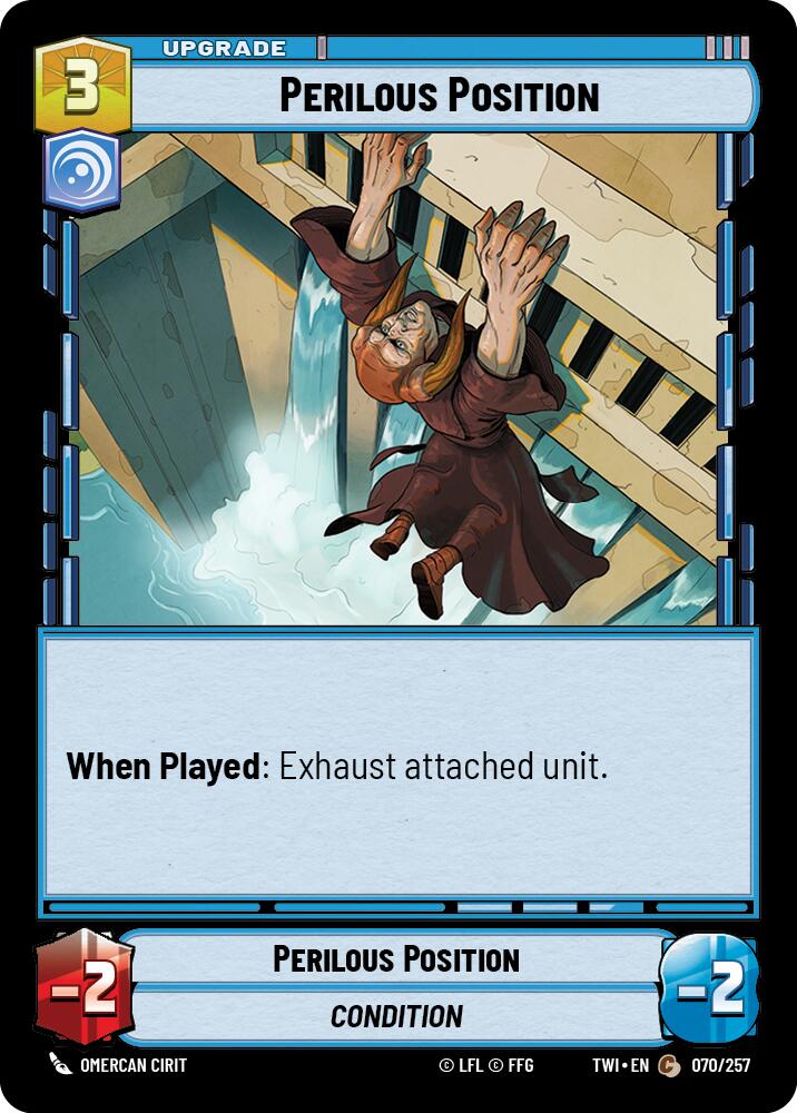 Perilous Position (070/257) (070/257) [Twilight of the Republic] | Jomio and Rueliete's Cards and Comics