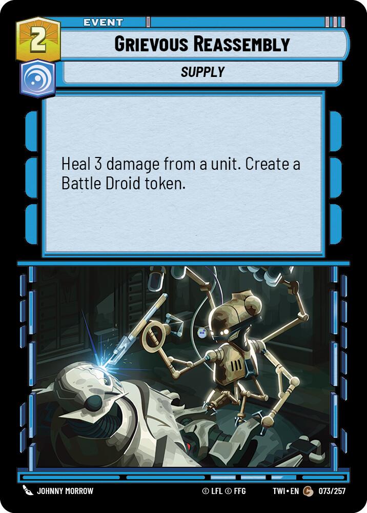 Grievous Reassembly (073/257) (073/257) [Twilight of the Republic] | Jomio and Rueliete's Cards and Comics