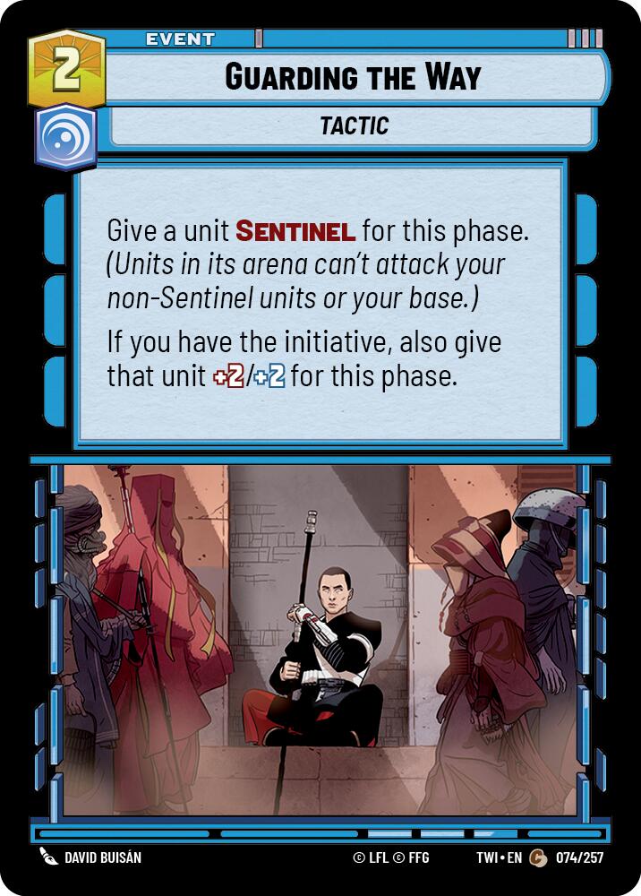 Guarding the Way (074/257) (074/257) [Twilight of the Republic] | Jomio and Rueliete's Cards and Comics
