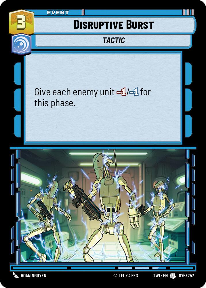 Disruptive Burst (075/257) (075/257) [Twilight of the Republic] | Jomio and Rueliete's Cards and Comics