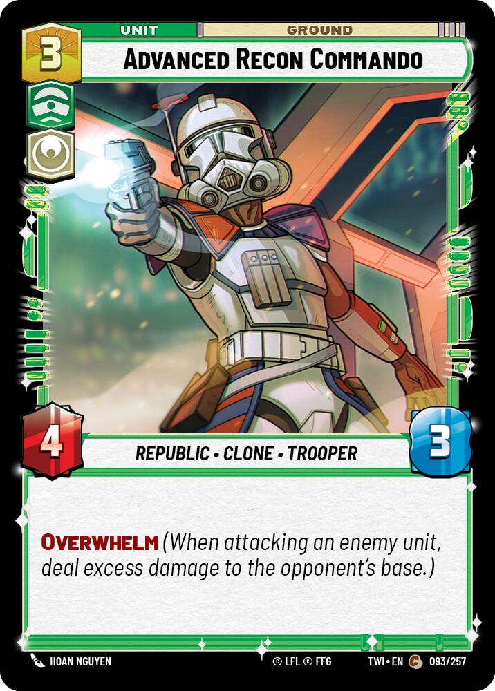 Advanced Recon Commando (093/257) (093/257) [Twilight of the Republic] | Jomio and Rueliete's Cards and Comics