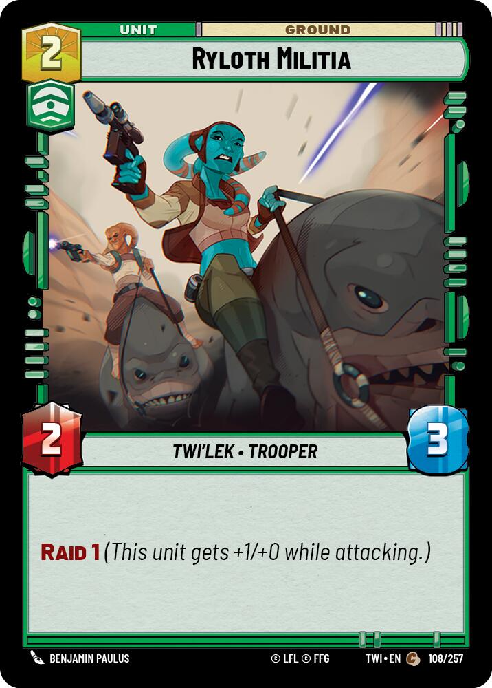 Ryloth Militia (108/257) (108/257) [Twilight of the Republic] | Jomio and Rueliete's Cards and Comics