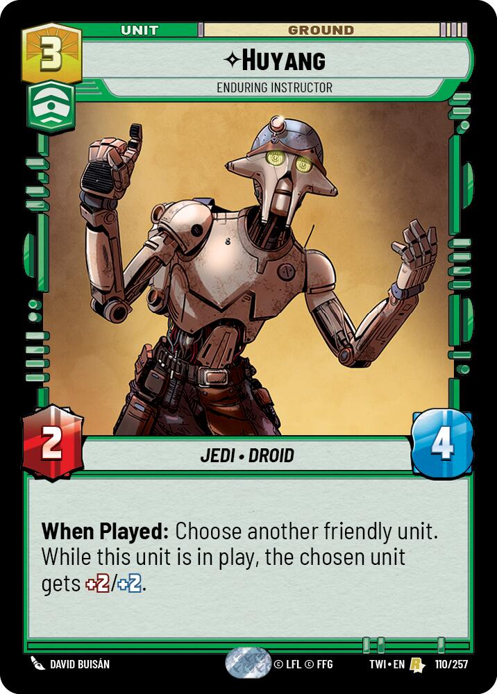 Huyang - Enduring Instructor (110/257) (110/257) [Twilight of the Republic] | Jomio and Rueliete's Cards and Comics