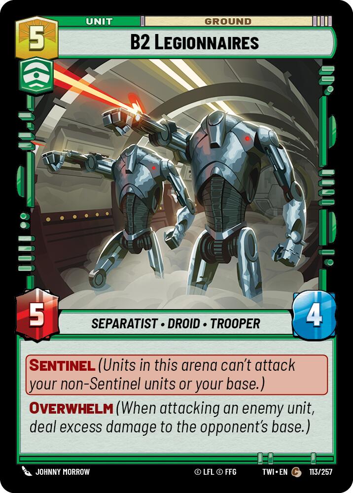 B2 Legionnaires (113/257) (113/257) [Twilight of the Republic] | Jomio and Rueliete's Cards and Comics