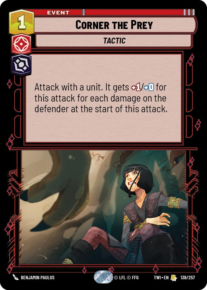 Corner the Prey (139/257) (139/257) [Twilight of the Republic] | Jomio and Rueliete's Cards and Comics
