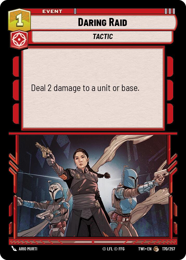 Daring Raid (170/257) (170/257) [Twilight of the Republic] | Jomio and Rueliete's Cards and Comics