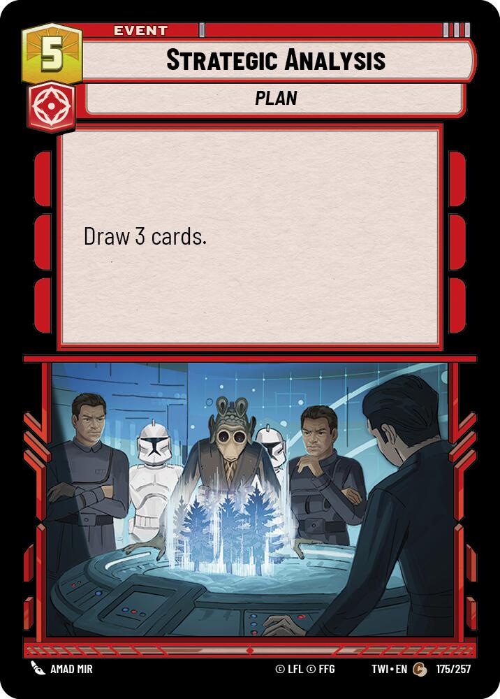 Strategic Analysis (175/257) (175/257) [Twilight of the Republic] | Jomio and Rueliete's Cards and Comics