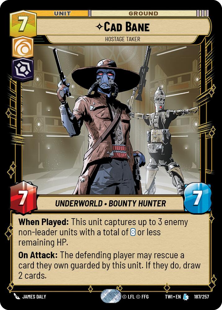 Cad Bane - Hostage Taker (187/257) (187/257) [Twilight of the Republic] | Jomio and Rueliete's Cards and Comics