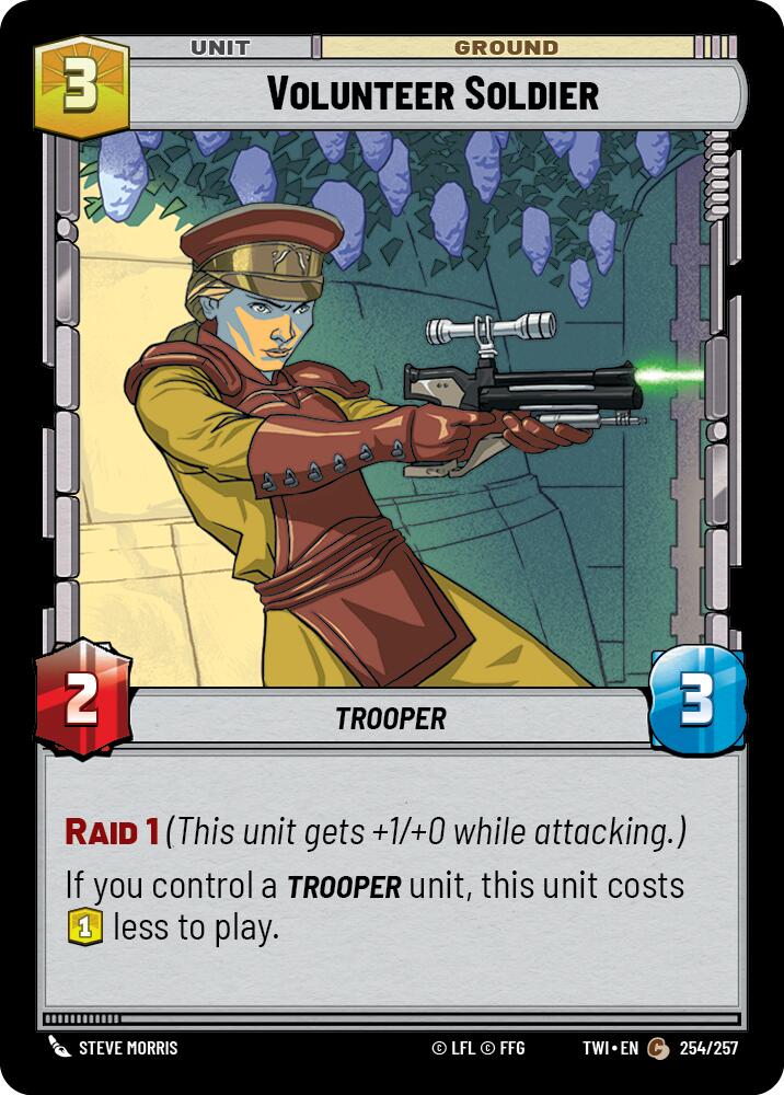 Volunteer Soldier (254/257) (254/257) [Twilight of the Republic] | Jomio and Rueliete's Cards and Comics