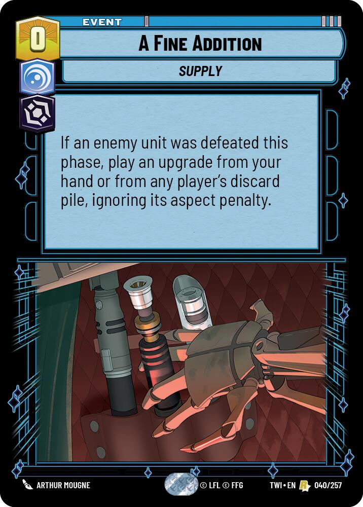 A Fine Addition (040/257) (040/257) [Twilight of the Republic] | Jomio and Rueliete's Cards and Comics