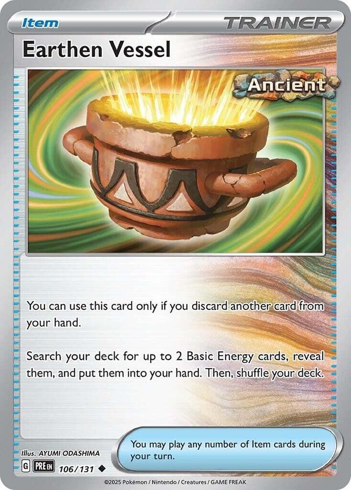 Earthen Vessel (106/131) [Scarlet & Violet: Prismatic Evolutions] | Jomio and Rueliete's Cards and Comics