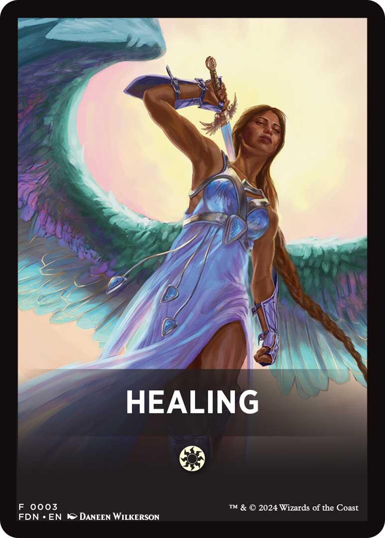 Healing Theme Card [Foundations Tokens] | Jomio and Rueliete's Cards and Comics