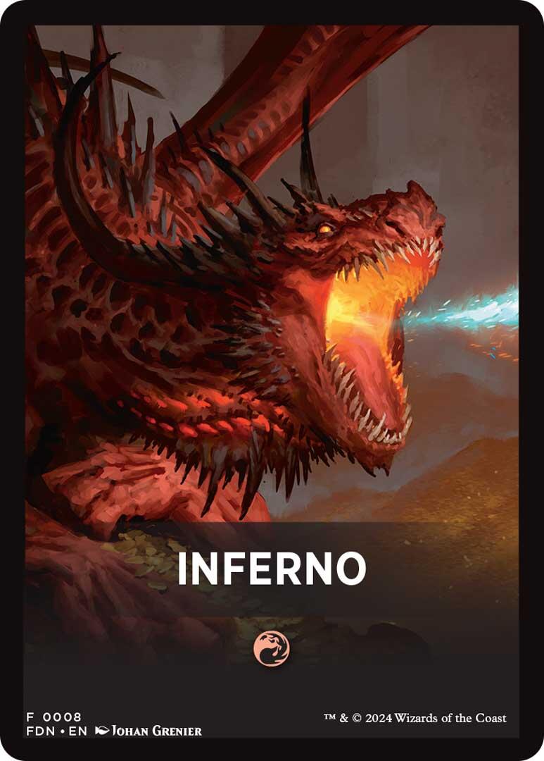 Inferno Theme Card [Foundations Tokens] | Jomio and Rueliete's Cards and Comics