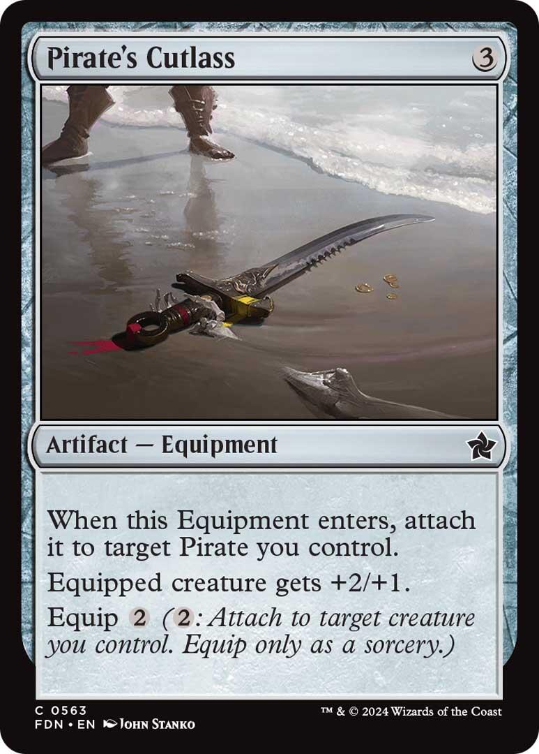 Pirate's Cutlass [Foundations] | Jomio and Rueliete's Cards and Comics