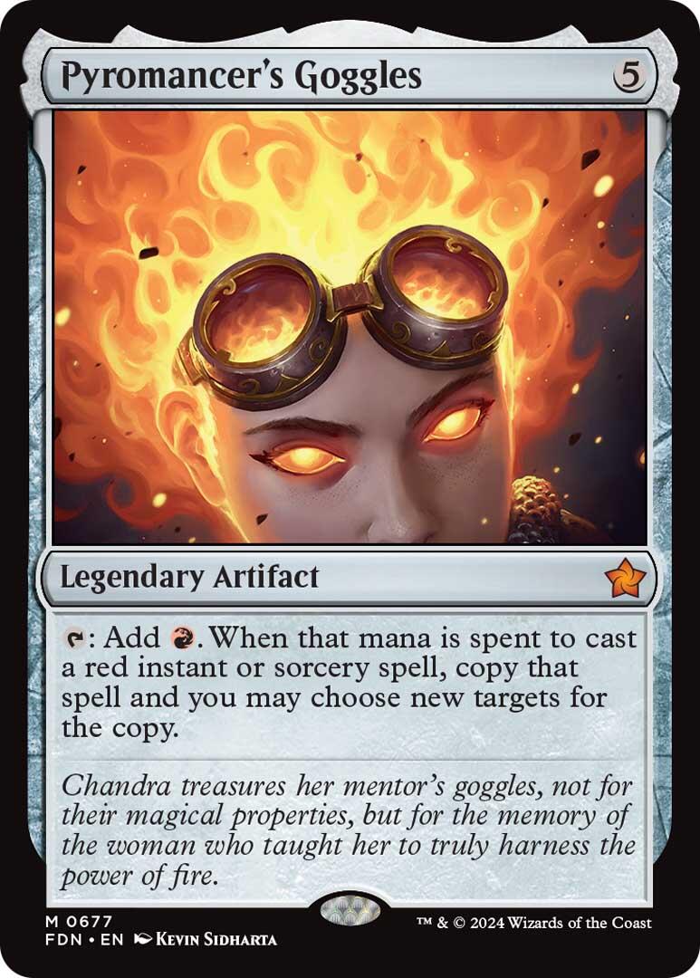 Pyromancer's Goggles [Foundations] | Jomio and Rueliete's Cards and Comics