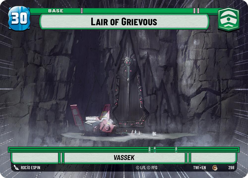 Lair of Grievous (298) (Hyperspace) (298) [Twilight of the Republic] | Jomio and Rueliete's Cards and Comics