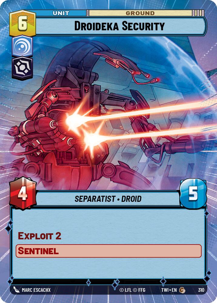 Droideka Security (310) (Hyperspace) (310) [Twilight of the Republic] | Jomio and Rueliete's Cards and Comics
